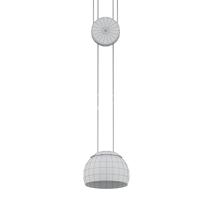 Elegant Annabella Pendant Light 3D model image 2