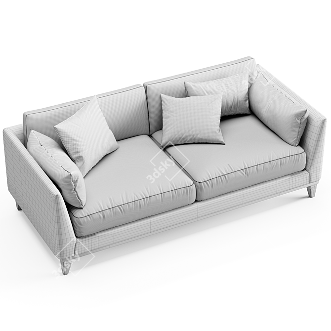 Sleek Novak Sofa for Modern Living 3D model image 6