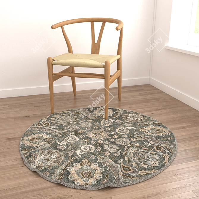 Versatile Set of 8 Rugs 3D model image 5