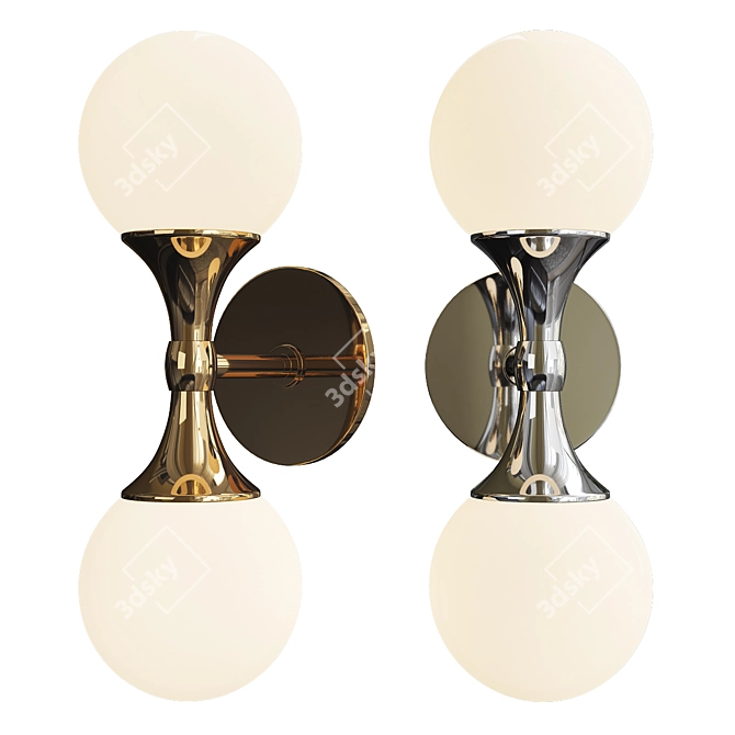 Astoria Wall Sconce: Elegant Illumination for Any Space 3D model image 1