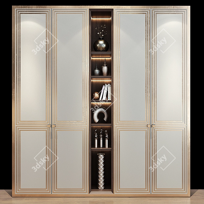  Stylish Cabinet Furniture | 0451 3D model image 2