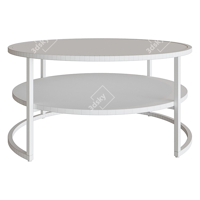 Title: Blue Elephant Storage Coffee Table - Space-Efficient Design 3D model image 3