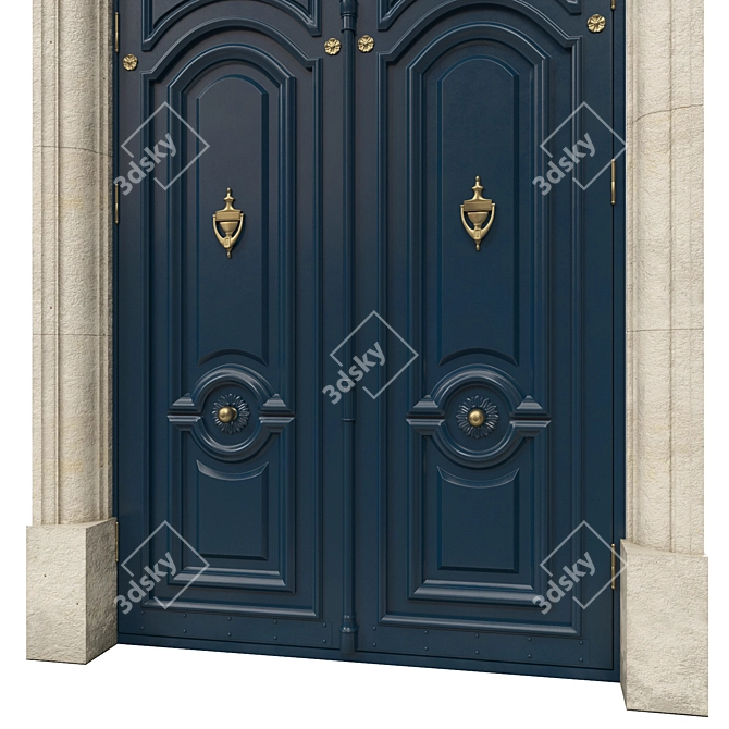 Classic 3D Door | 2000mm x 3200mm 3D model image 2