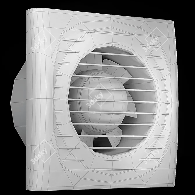 Optima 4C Exhaust Fan 3D model image 2