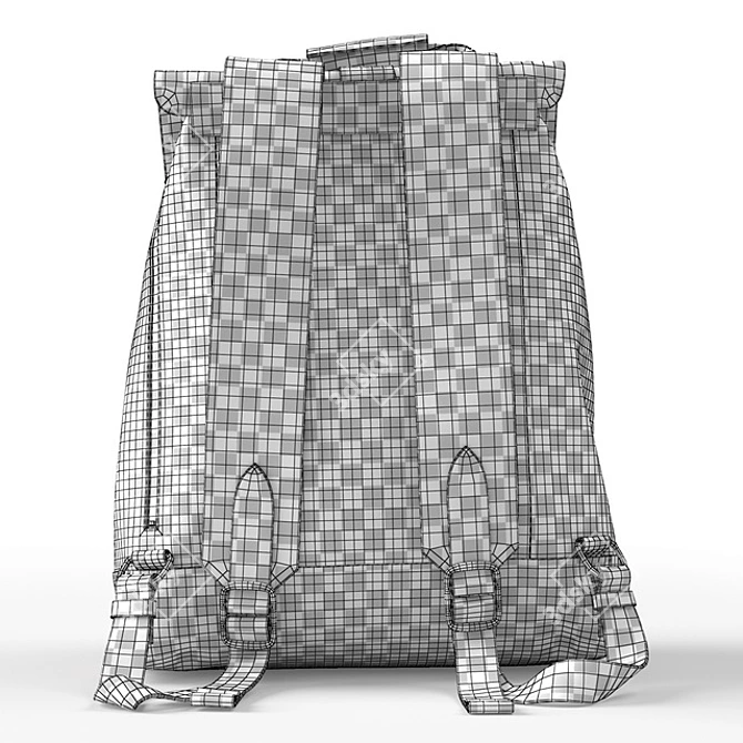 Versatile Travel Backpack 3D model image 6