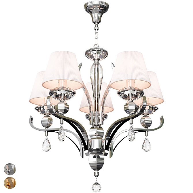 Maytoni MOD560-05-N Smusso Pendant Light 3D model image 1