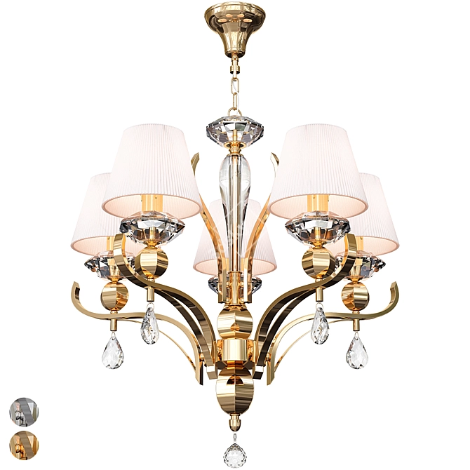 Maytoni MOD560-05-N Smusso Pendant Light 3D model image 2