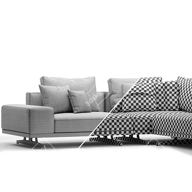  Innovative HORIZON Sofa: Frigerio Elegance 3D model image 6