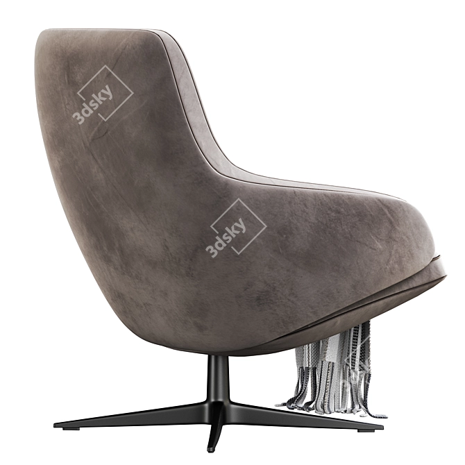 2017 Aston Club Arper Armchair: Modern Elegance for Your Space 3D model image 6