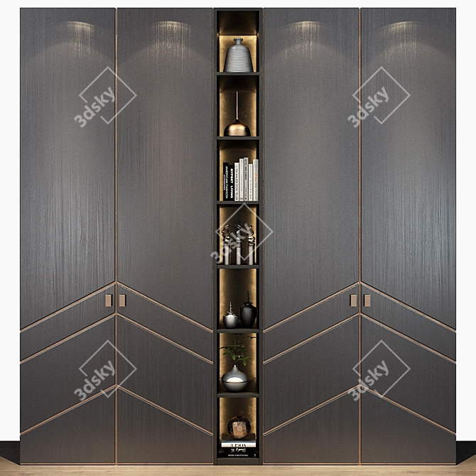 Modern Storage Solution | Cabinet Furniture 3D model image 1