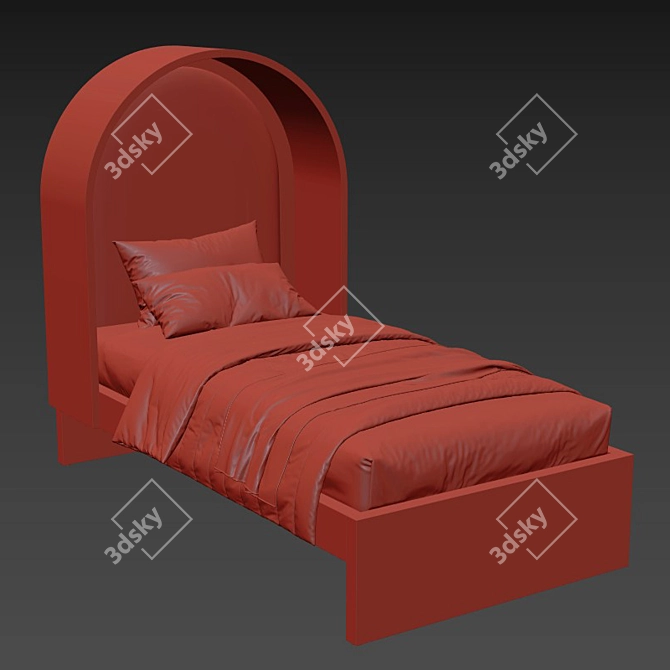 Natural Bridges Twin Bed: Canopy Edition 3D model image 5