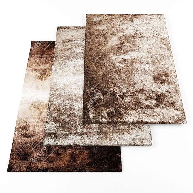 High-Resolution Rugs Set (11 Pieces) 3D model image 1