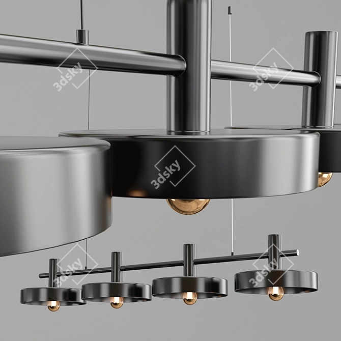 Elegant Pendant Light - Aloa-L 3D model image 2