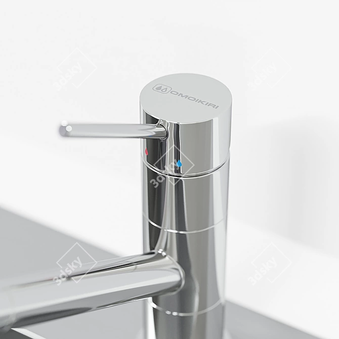 Omoikiri Sink & Mixer Combo 3D model image 3