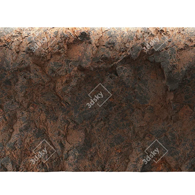 Rock Cliff Material Pack 3D model image 7