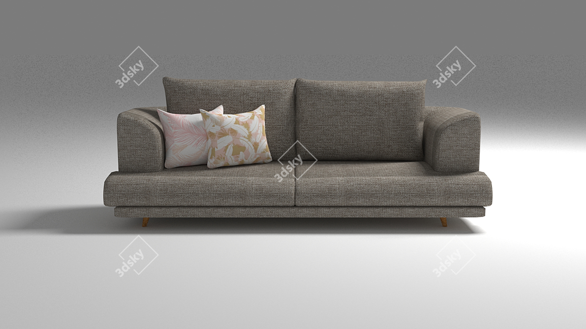 Modular Designer Sofa 3D model image 2