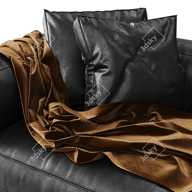Frank Sofa: Stylish & Comfortable 3D model image 4