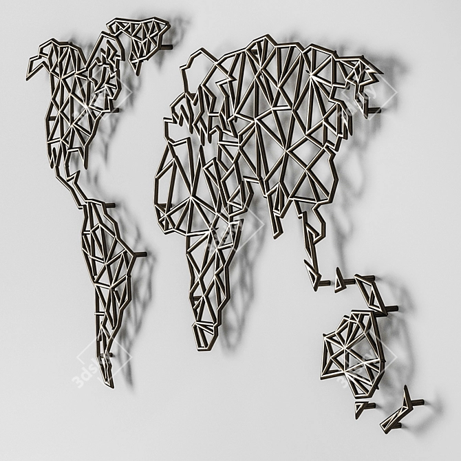 Global Metallic Map: Corona Render 3D model image 5