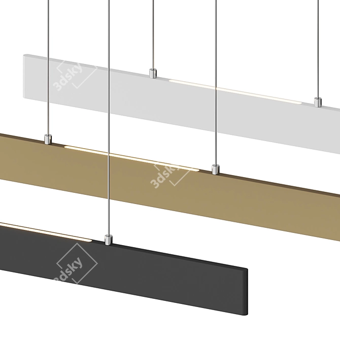 Maytoni Step - Elegant 91cm Pendant 3D model image 2