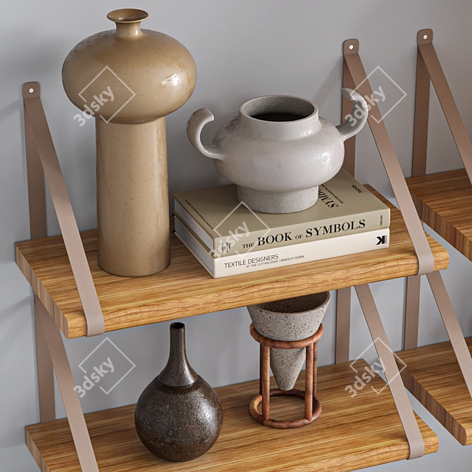 Elegant Decor Set 3D model image 5