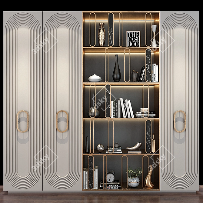 Modern Furniture Set 268 3D model image 1