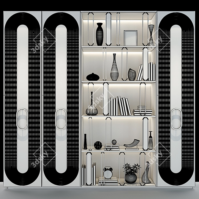 Modern Furniture Set 268 3D model image 2