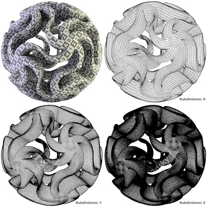 Modern Sculpture: 3D Max File 3D model image 4