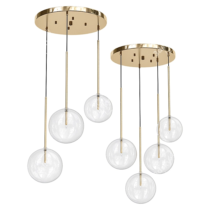 ImperiOArto Pendant Light 3D model image 1