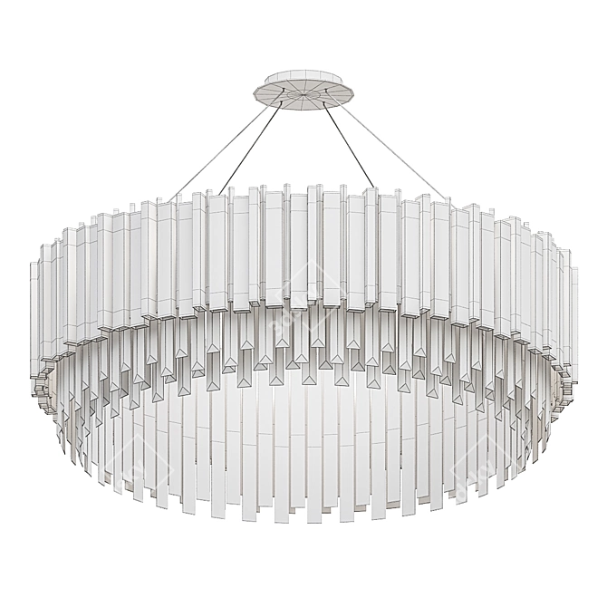 Empire Suspension Mondo 60: Elegant Loft Chandelier 3D model image 2