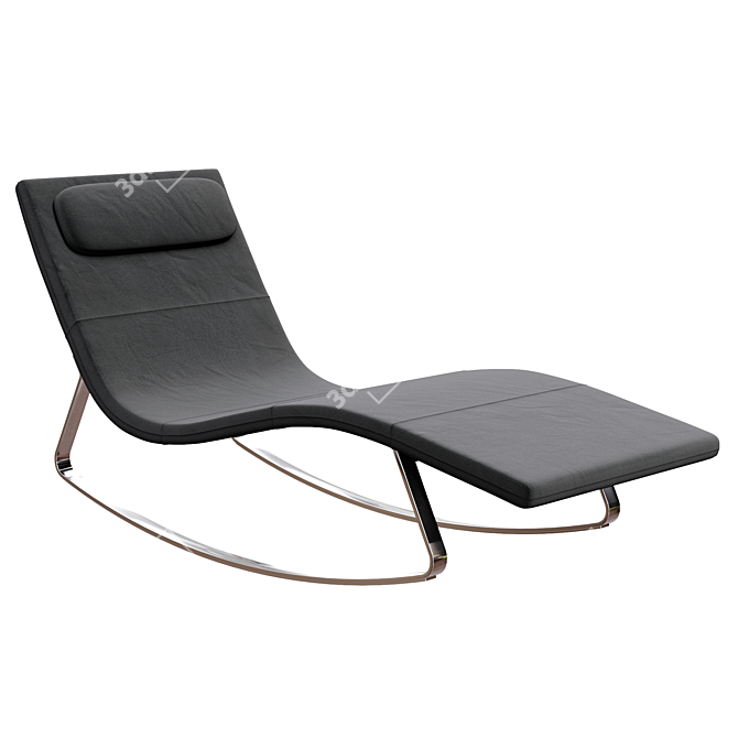 Bebitalia Landscape Chaise: Modern Elegance in Motion 3D model image 1