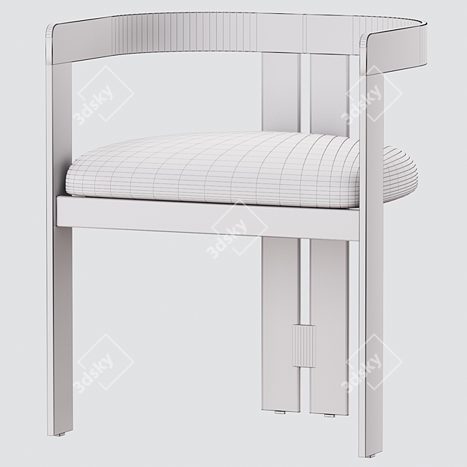 PIGRECO By Tacchini Chairs: Elegant and Compact Seating 3D model image 5