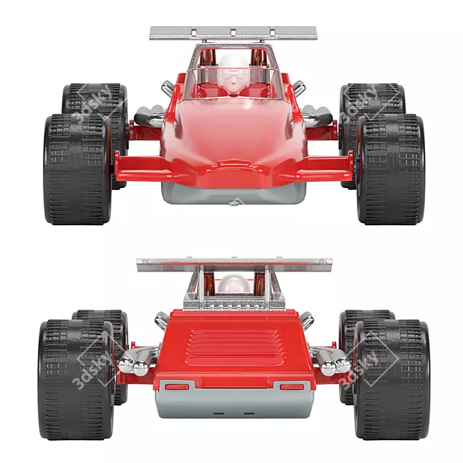 Classic USSR Inertial Formula 3D model image 2