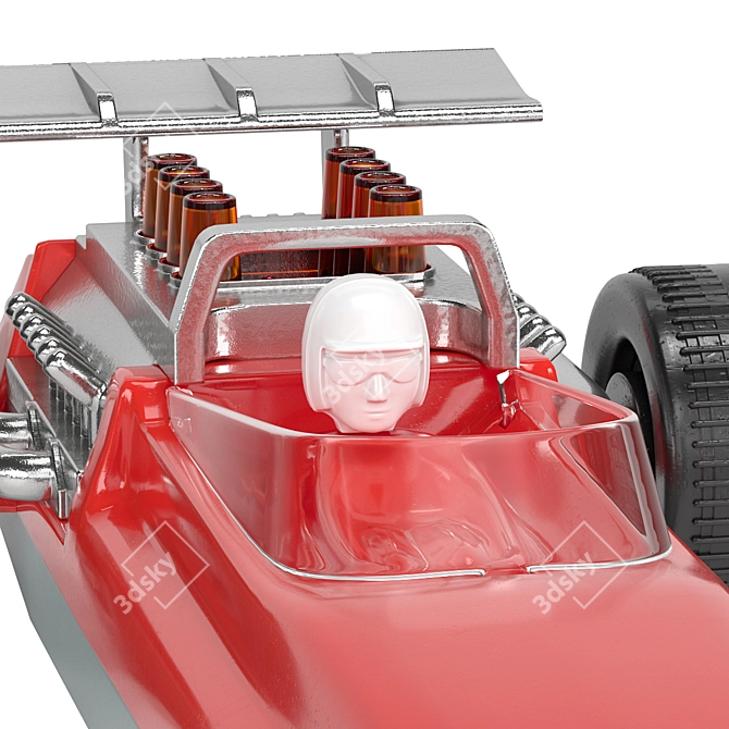 Classic USSR Inertial Formula 3D model image 4