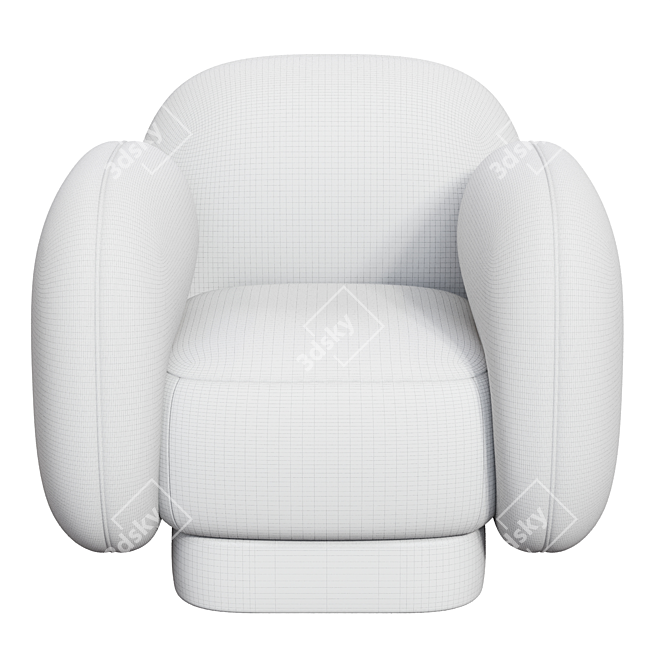Cosmic Lounge Chair: Major Tom 3D model image 4