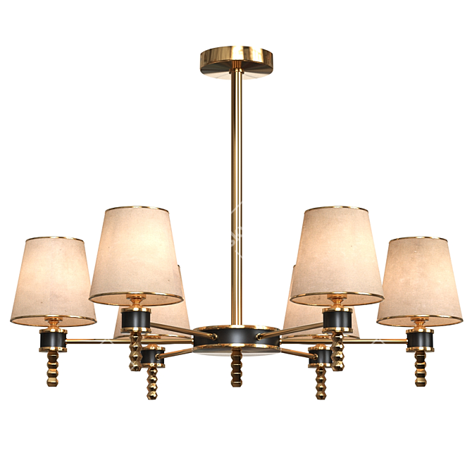 Elegant Linum Design Lamps 3D model image 1