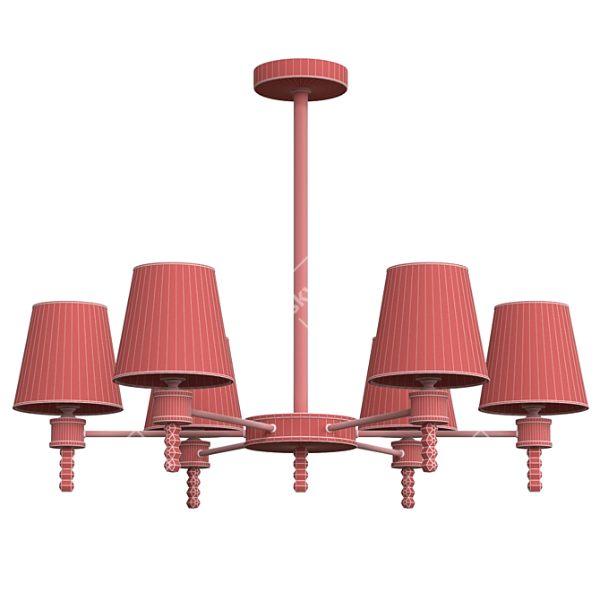 Elegant Linum Design Lamps 3D model image 2