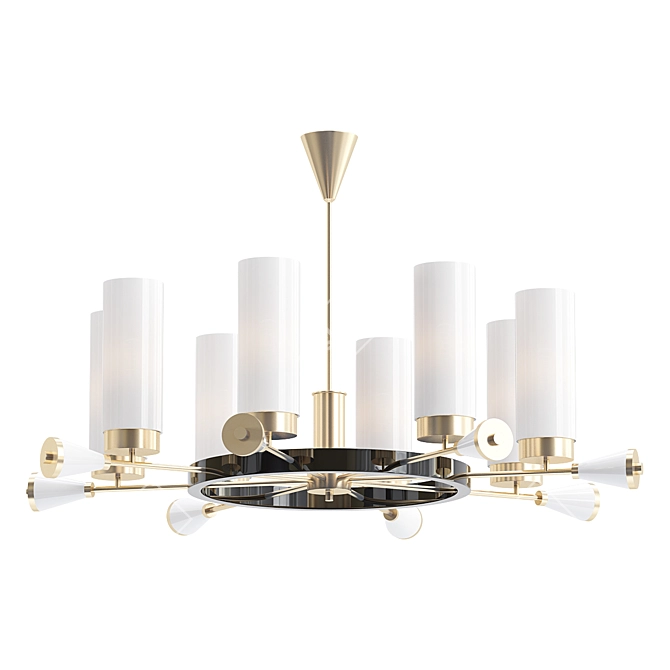 Romatti NERIUT Designer Chandelier 3D model image 1