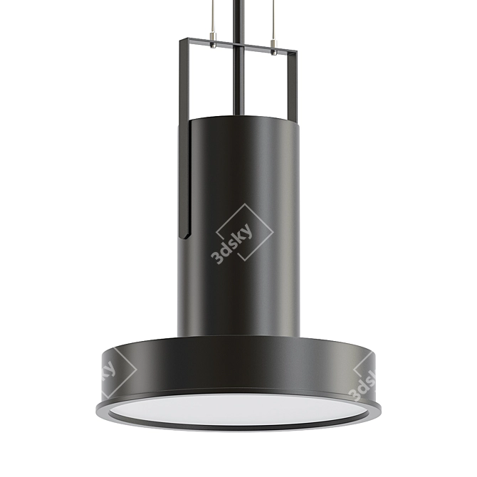 Sleek LED Pendant Light: Arne Domus 3D model image 1