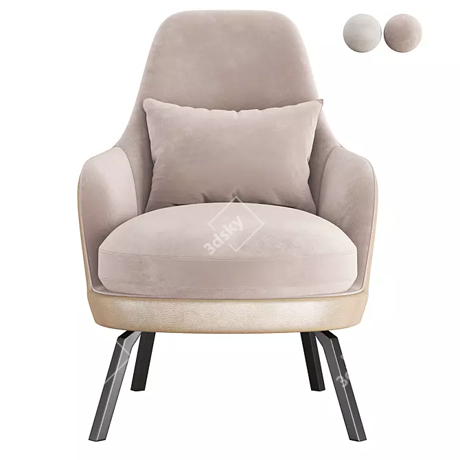 AirComfort Armchair 3D model image 3