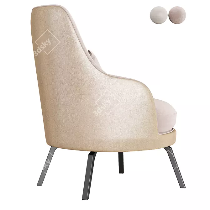 AirComfort Armchair 3D model image 4