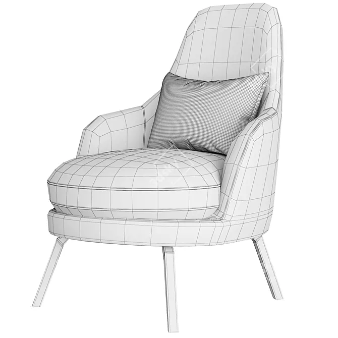 AirComfort Armchair 3D model image 5