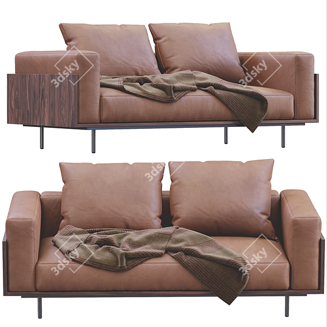 Luxury Minotti Brasilia Sofa 3D model image 3