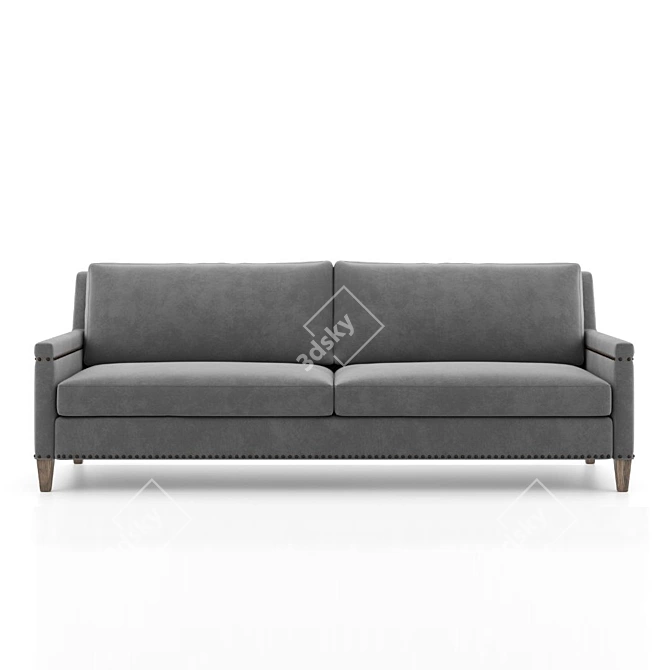 Luxury OM Turner Sofa 3D model image 2