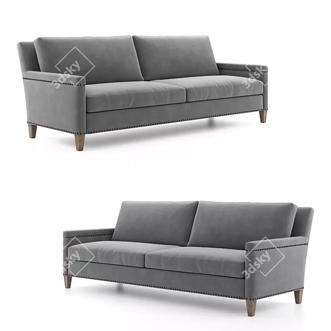 Luxury OM Turner Sofa 3D model image 4
