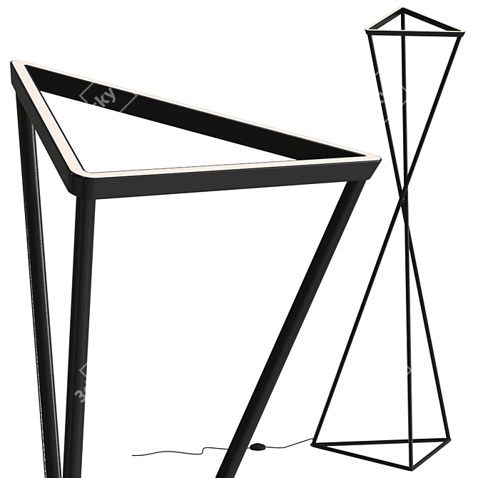 Sleek and Modern TANGO Floor Lamp 3D model image 1