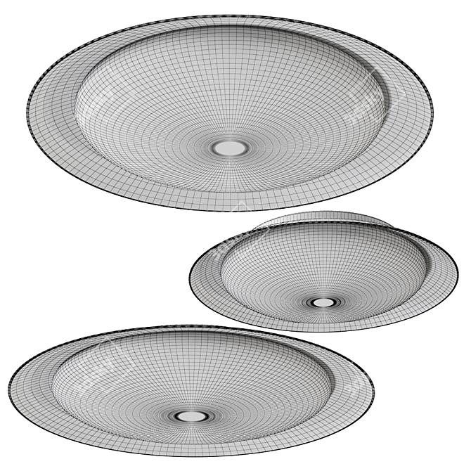 Minimalist CREW 1 Ceiling Lamp 3D model image 2