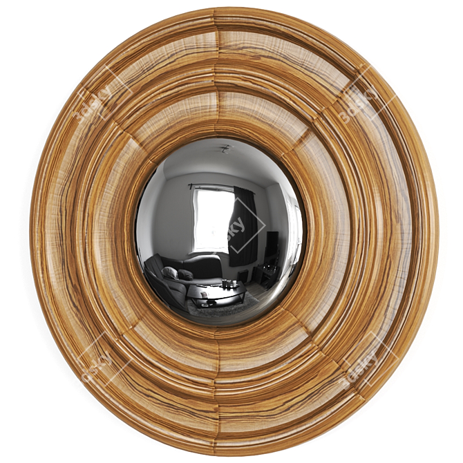 Elegance Reflected: The Cornelius Mirror 3D model image 1