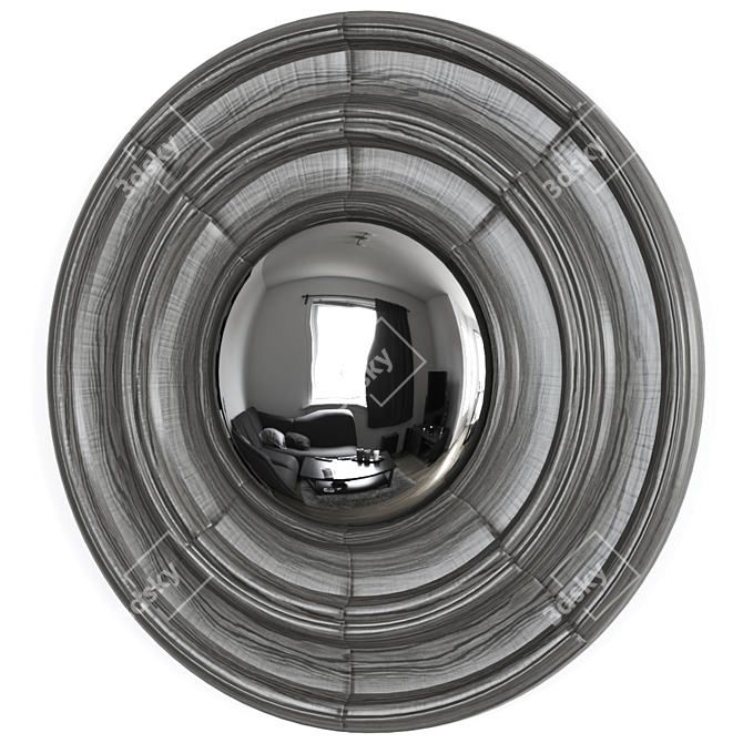 Elegance Reflected: The Cornelius Mirror 3D model image 2