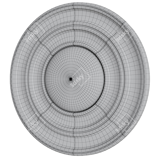 Elegance Reflected: The Cornelius Mirror 3D model image 3