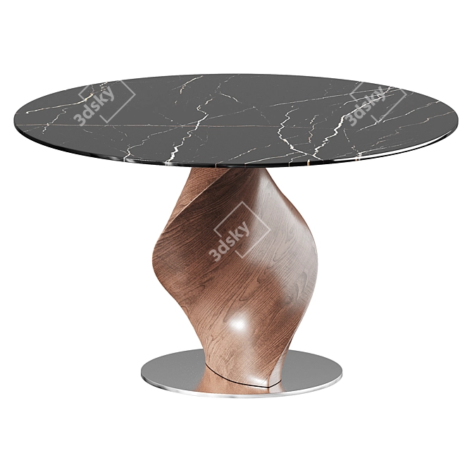 Modern Niagara Ceramic Table 3D model image 1